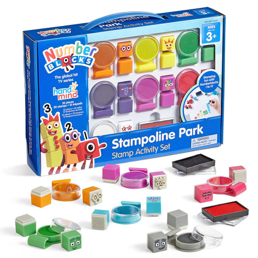 Number Blocks Stampoline Park Stamp Activity Set