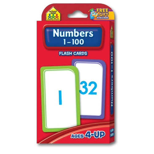 NUMBERS 1-100 FLASHCARDS