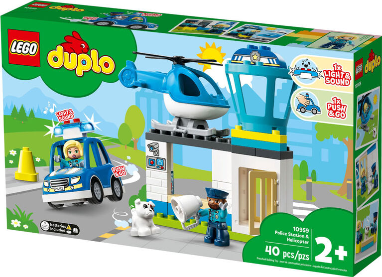 Duplo Police Station & Helicopter