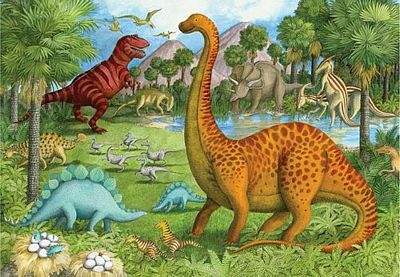 DINOSAUR PALS FLOOR PUZZLE 24PC