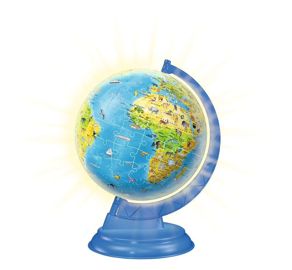 Childrens 3D Light-Up Globe 188pc