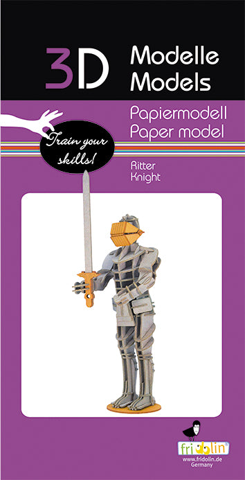 3D Paper Model Knight