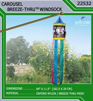 CAROUSEL WINDSOCK 40"