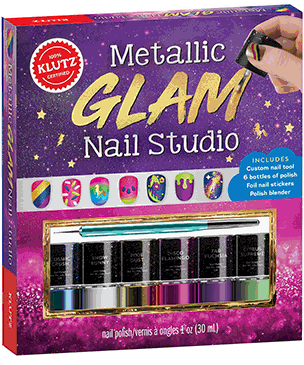 Klutz Metallic Glam Nail Studio