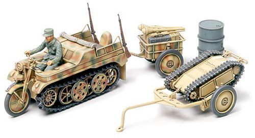 KETTENKRAFTRAD W/INFANTRY CART 1/48