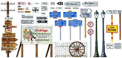 ROAD SIGN SET 1/48