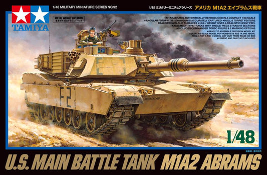 US Main Battle Tank M1A2 Abrams 1/48