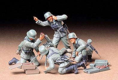 GERMAN INFANTRY MORTAR TEAM 1/35