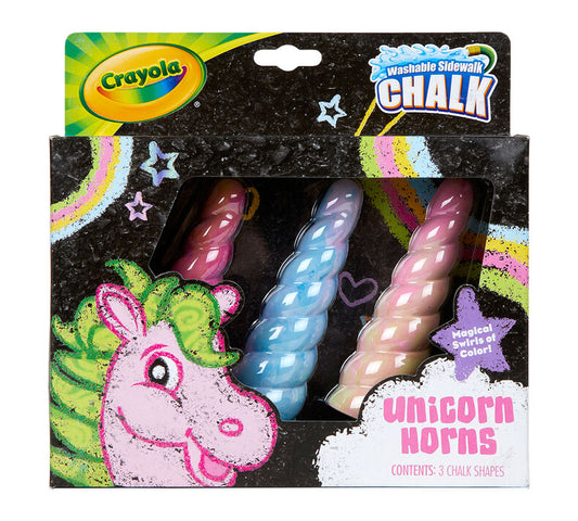 Unicorn Horns Washable Sidewalk Chalk