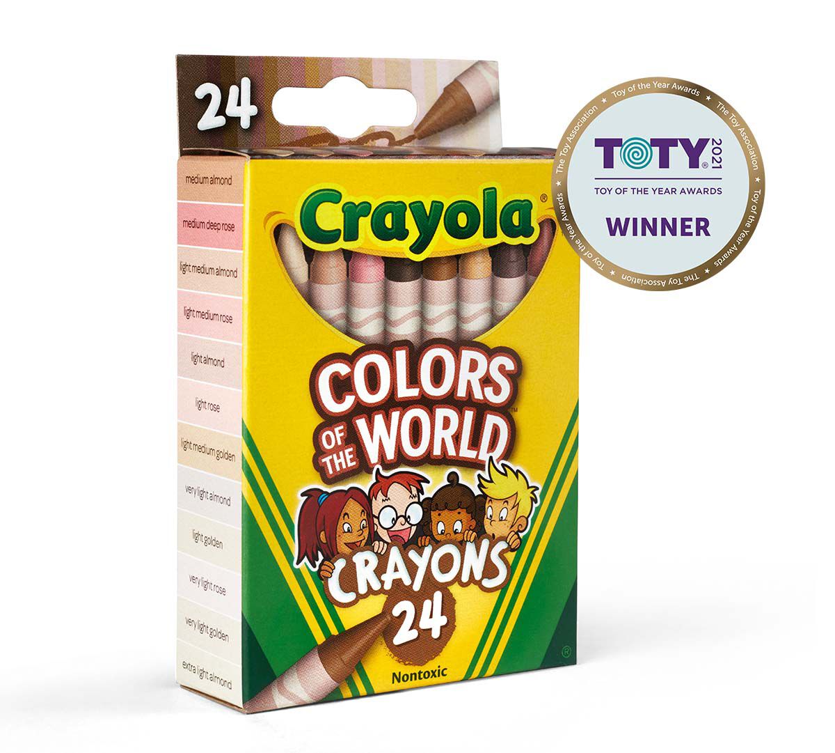 Colors of the World Crayons (24pc)