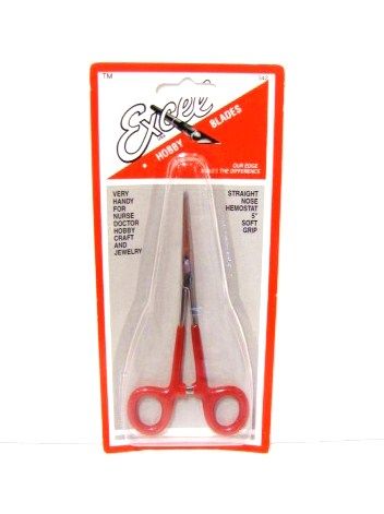 5" STRAIGHT NOSE HEMOSTAT SOFT GRIP