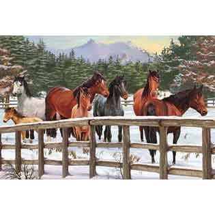 Snowy Pasture tray 35pc