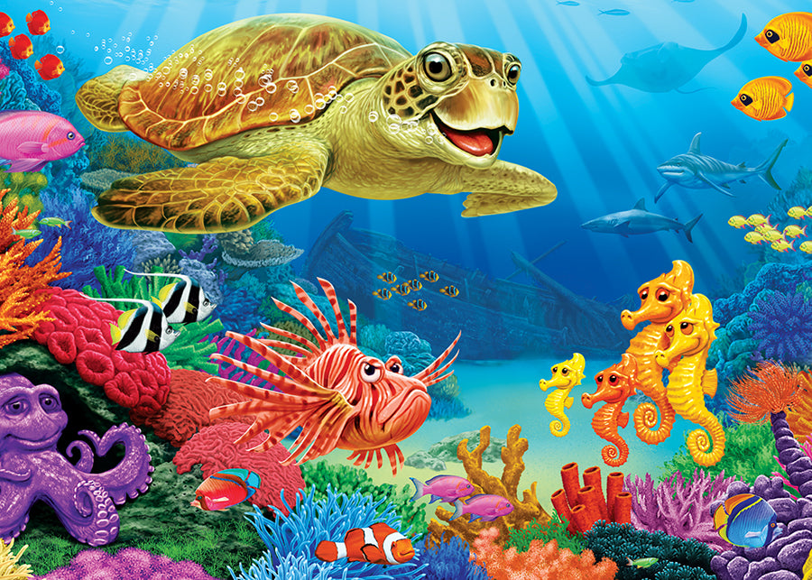 Undersea Turtle tray 35pc