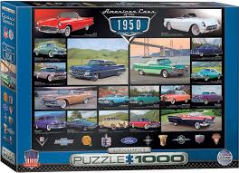 Cruisin' Classics Cars 50s 1000pc