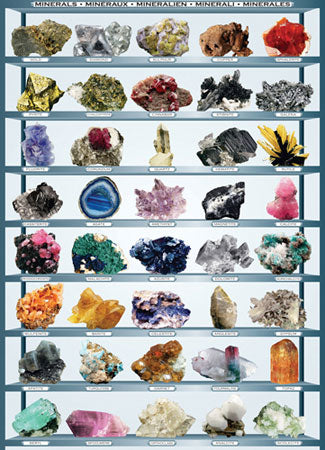 MINERALS OF THE WORLD 1000PC