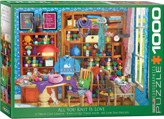 All You Knit is Love 1000pc