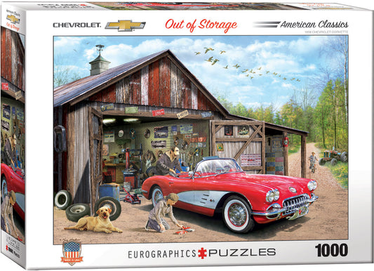 Out of Storage 1959 Corvette 1000pc