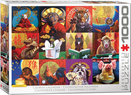 Chinese Calendar 1000pc