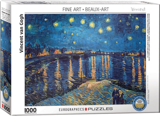 Van Gogh Starry Night over  Rhone 1000pc