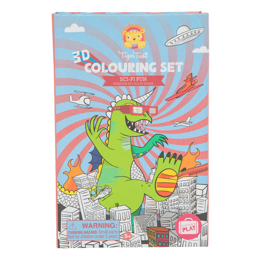 3D Coloring Set Sci-Fi Fun