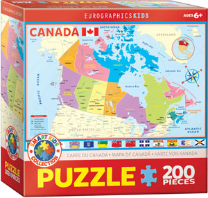 Map of Canada 200pc