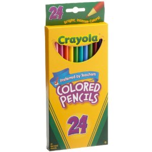 24 COLOURED PENCILS