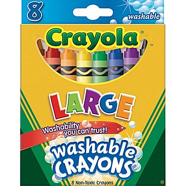 8 WASHABLE CRAYONS