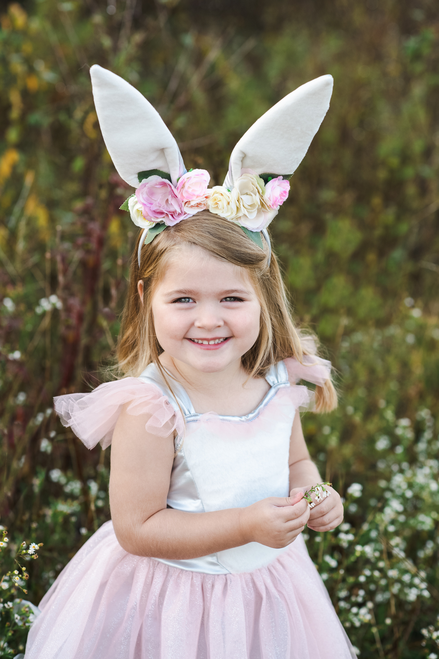 Woodland Bunny Dress with Headband Size 5-6