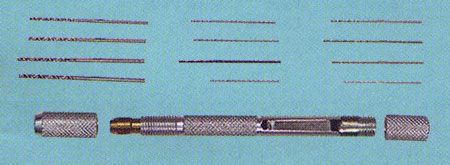 PIN VISE & 12 DRILLS