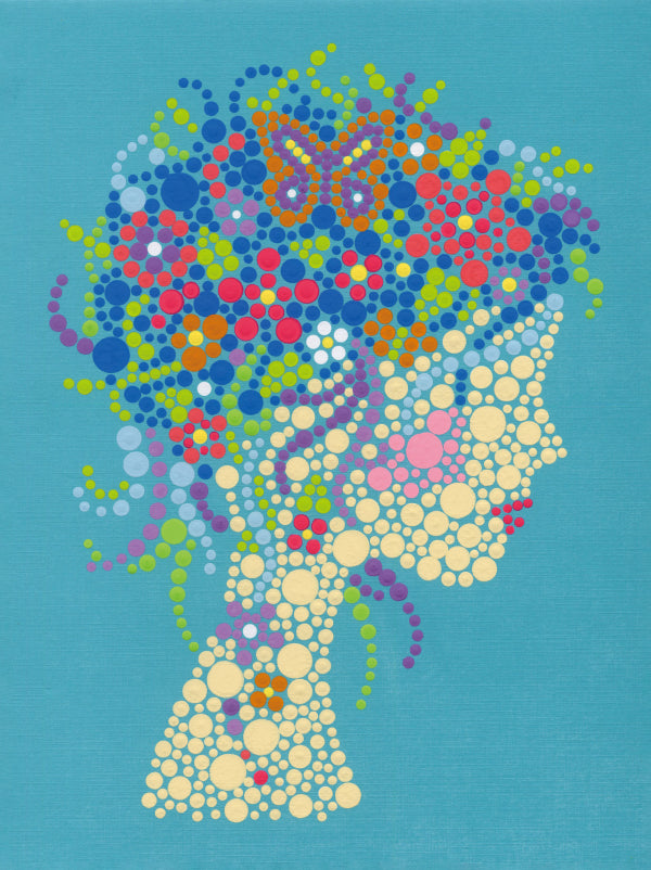 Lots of Dots Girl Portrait