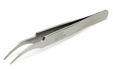 HG Angled Tweezers (Round Tip)