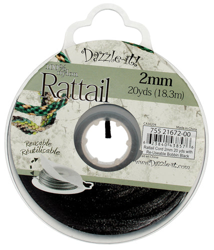 Rattail 18.3 m 1.5mm Black