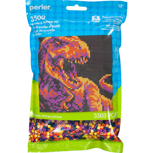 Perler Dino Pattern Bag