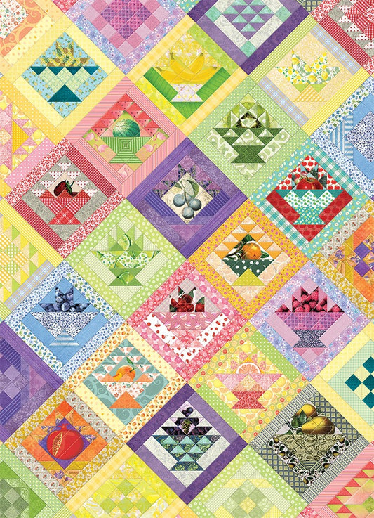 Fruit Basket Quilt 1000pc