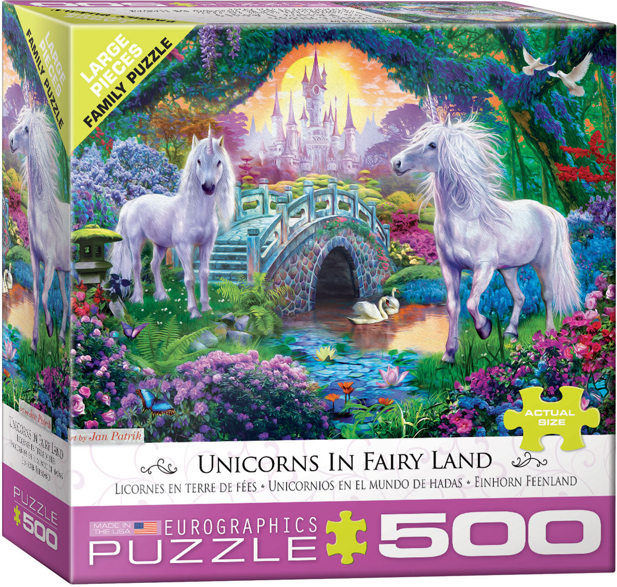 Unicorn Fairy Land 500pc