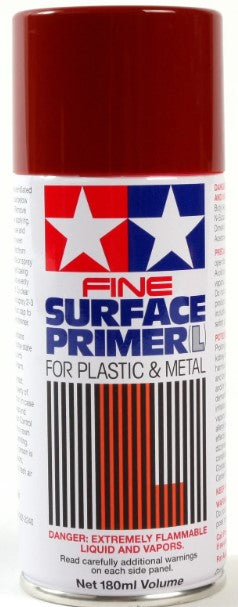 Fine Surface Primer L 180ml -  Oxide Red