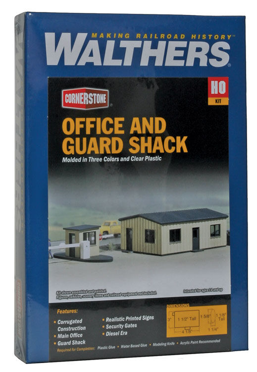 HO Office & Guard Shack Kit