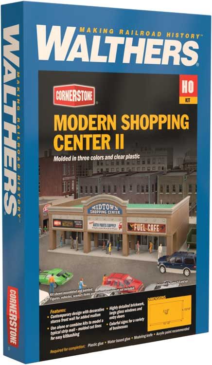 HO Modern Shopping Center II Kit