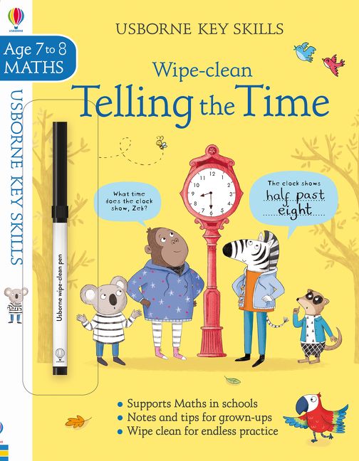 Wipe-Clean Telling the Time Book