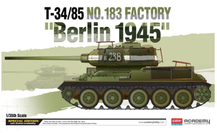 T-34/85 #183 Factory "Berlin 1945" 1/35