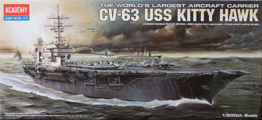 USS Kitty Hawk Carrier 1/800