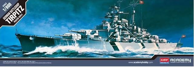 Battleship Tirpitz 1/800