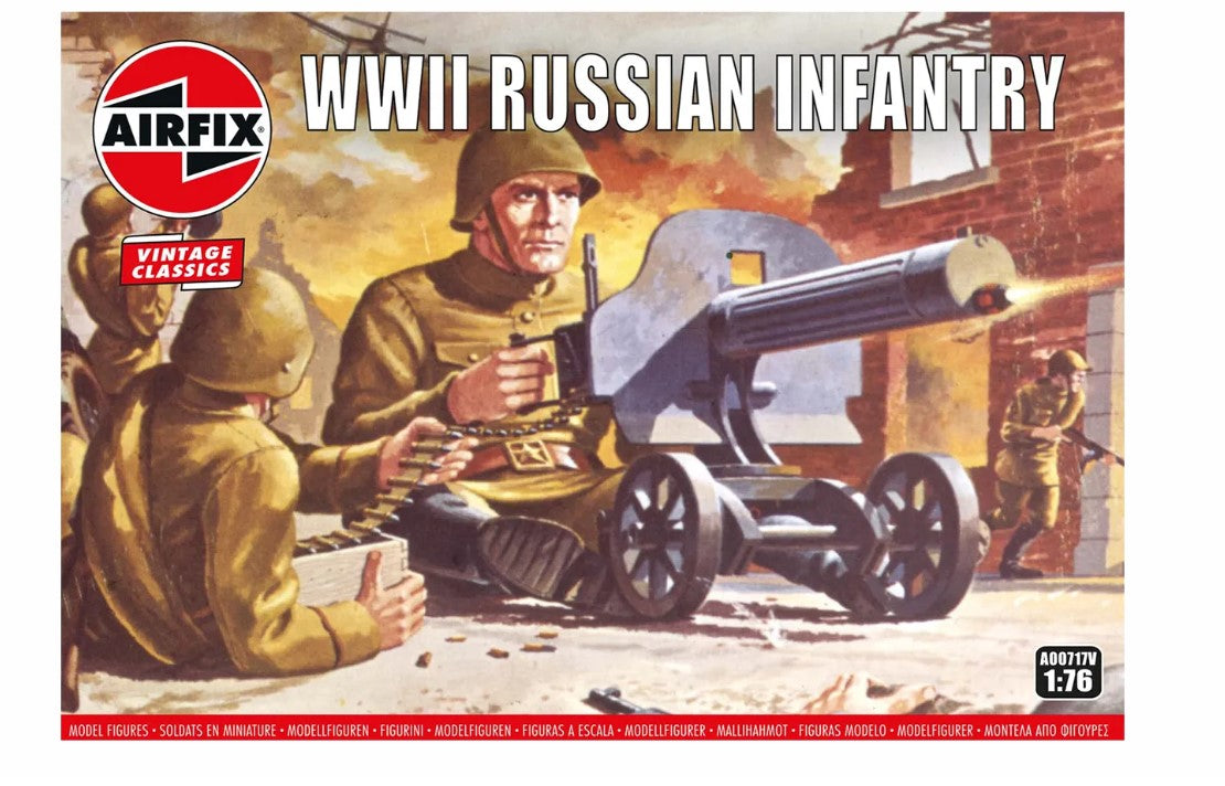 WWII Russian Infantry 1/76