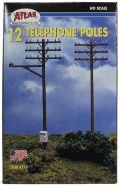 HO 12 TELEPHONE POLES