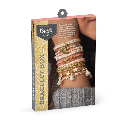 Craft Crush: Bracelet Box Kit-Gold