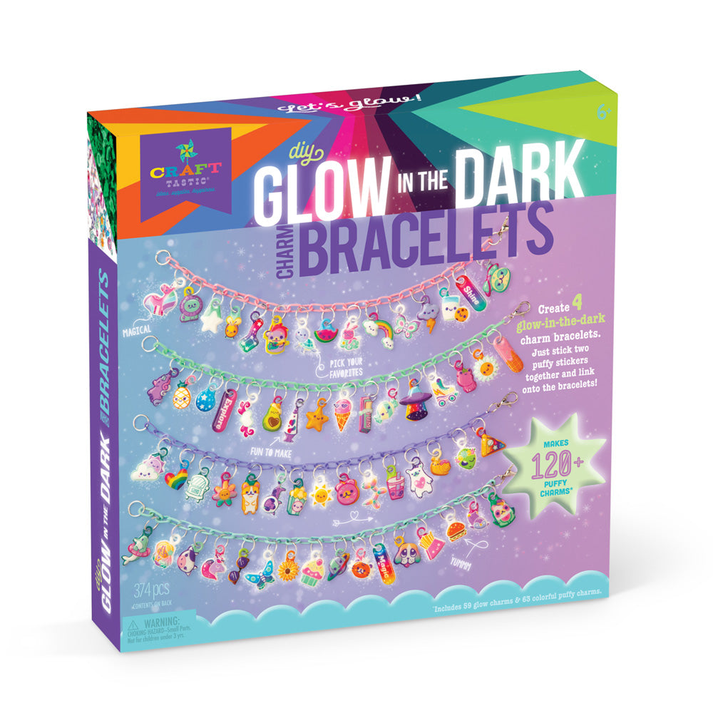 Craft Tastic Glow in the Dark Charm Brac