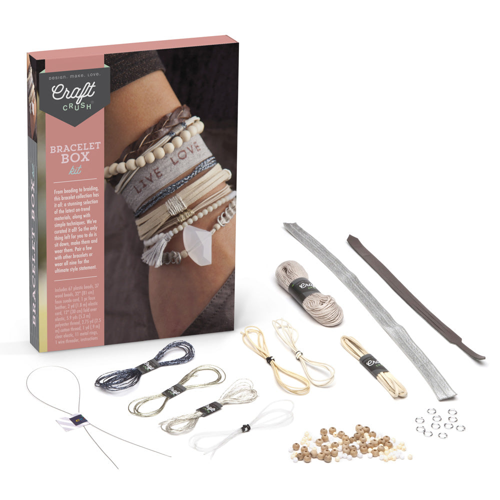 Craft Crush: Bracelet Box Kit Neutrals