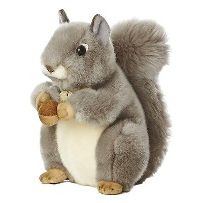 Miyoni Grey Squirrel 10"