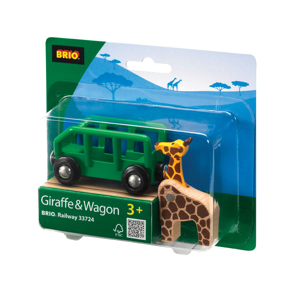 Giraffe & Wagon