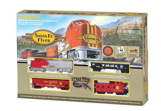 SANTA FE FLYER TRAIN SET